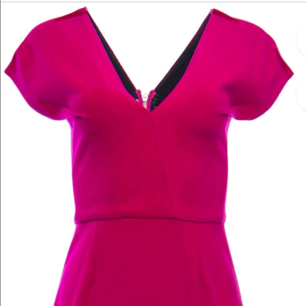Roland Mouret for Neiman Marcus pink sheath dress